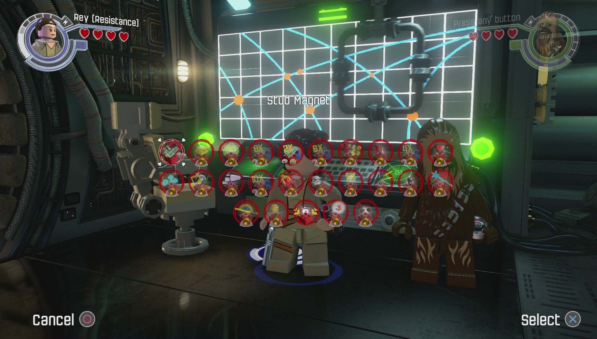 LEGO Star Wars Force Awakens Red Brick locations